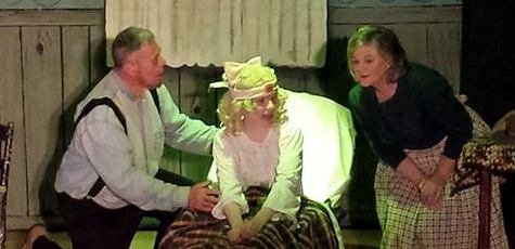 Joe and Fanny Morgan lament Little Mary's injury.