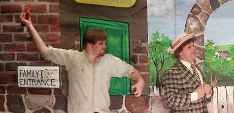 Ruined by hard liquor, Frank Slade threatens Sample Switchel.